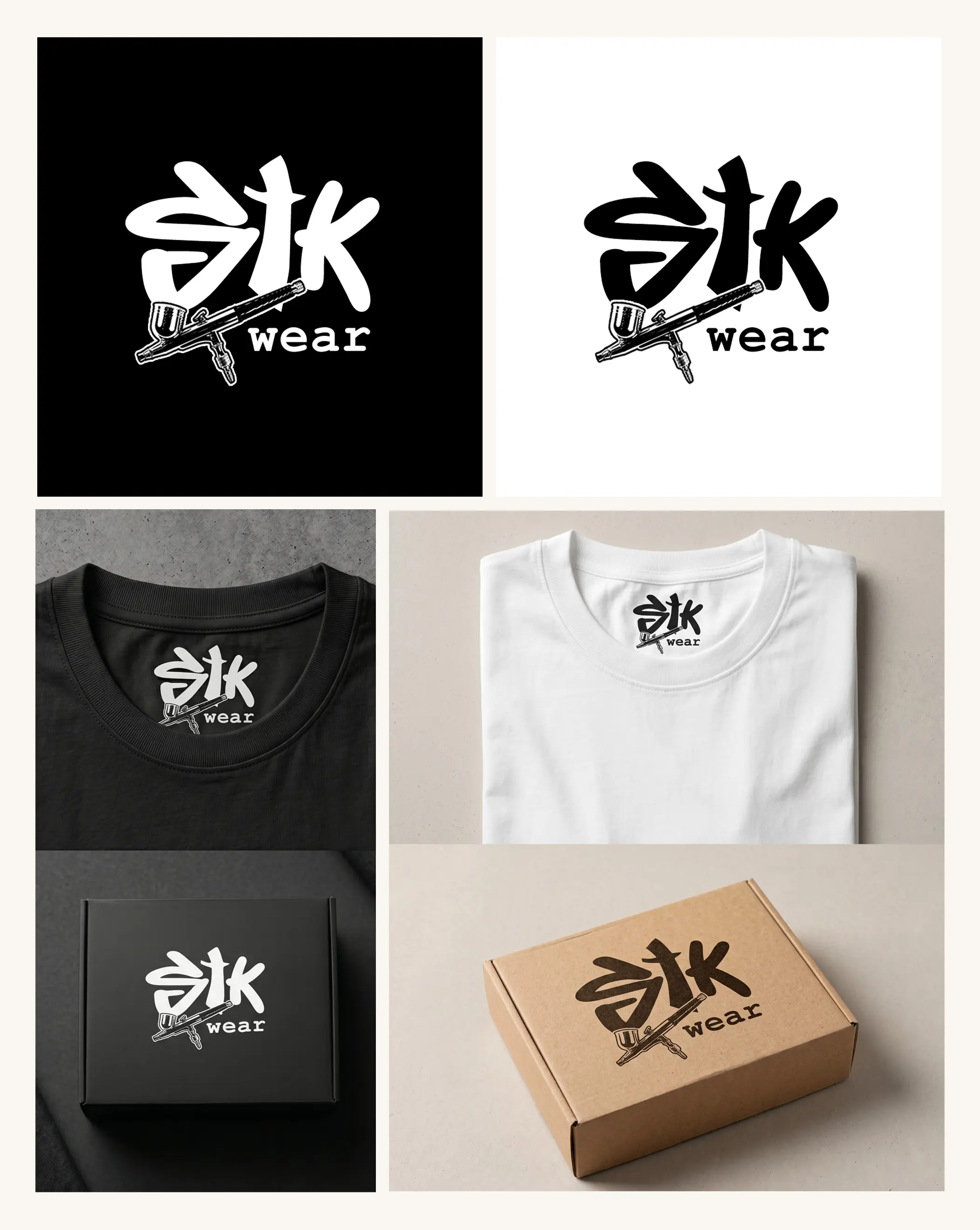 STK.wear logo design