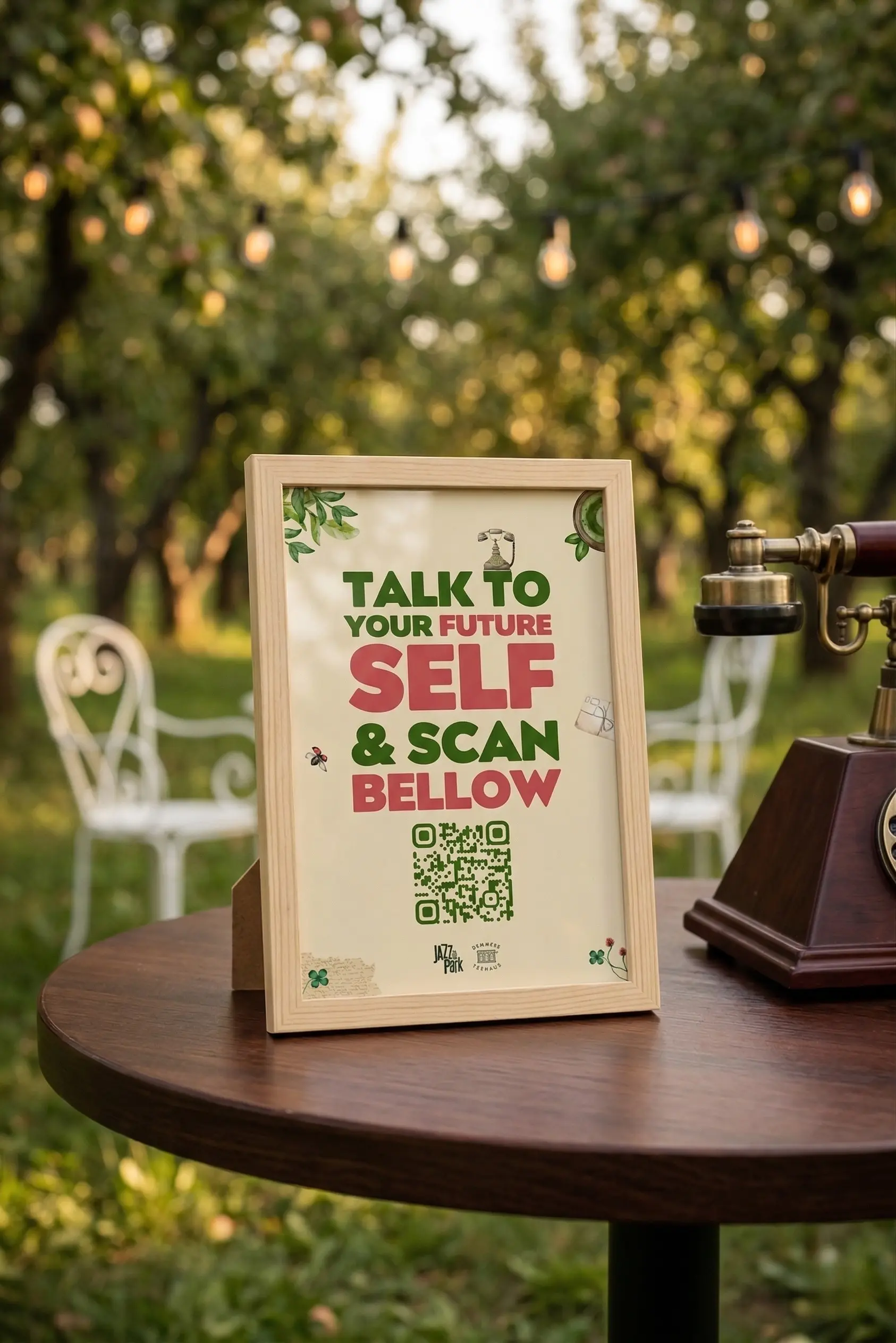 Jazz in the Park 2025 — print materials on table