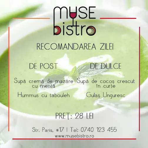 Muse Bistro & Wine Bar — weekly Facebook post