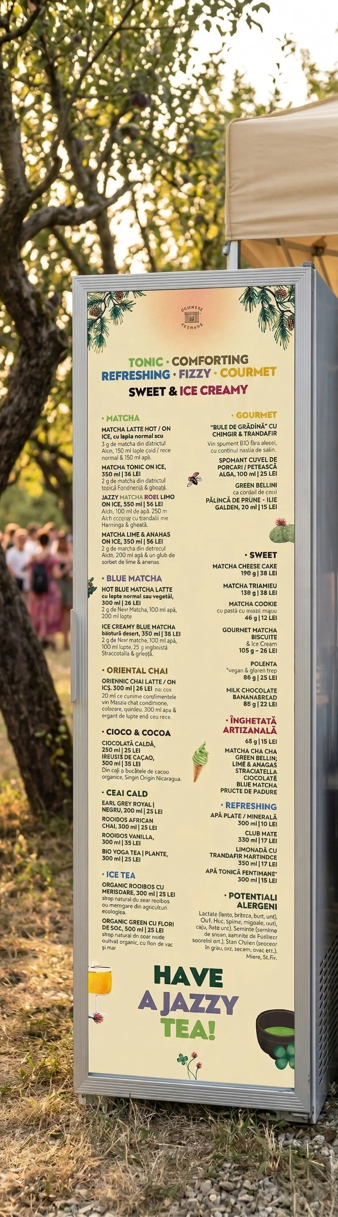 Jazz in the Park 2025 — framed sign