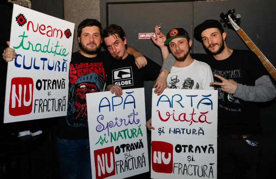 No Fracking campaign — Niște Băieți