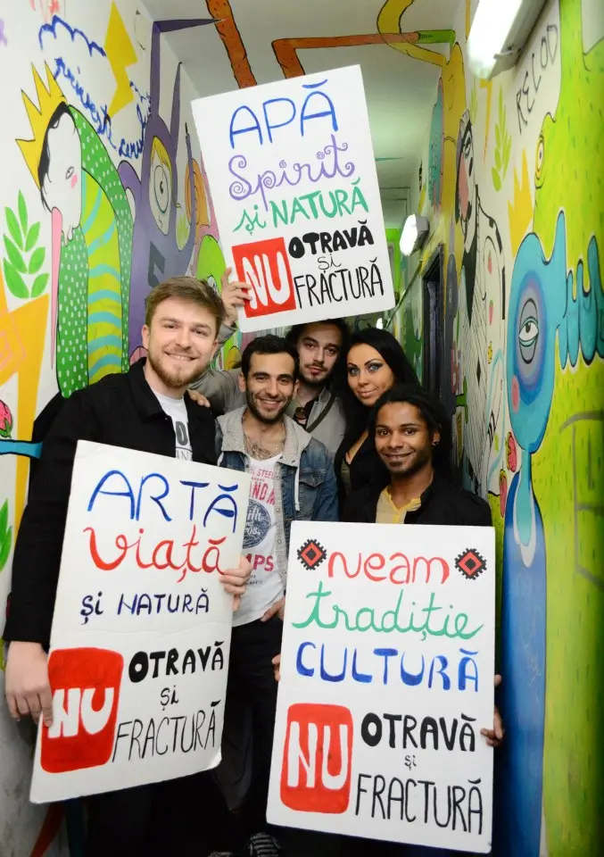 No Fracking campaign — Blue Nipple Boy