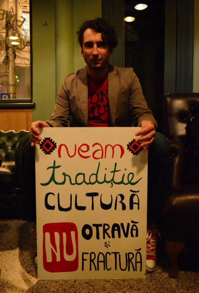 No Fracking campaign — Vlad Tăușance